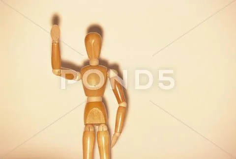 Mannequin waving Stock Photos