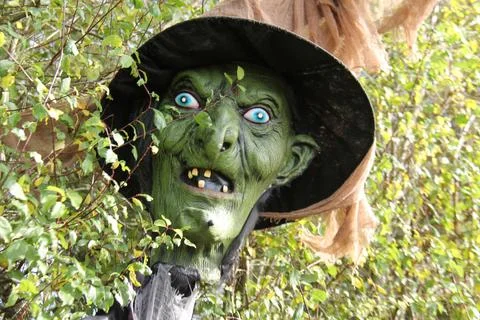 Mannequin Witch. Fotos Stock