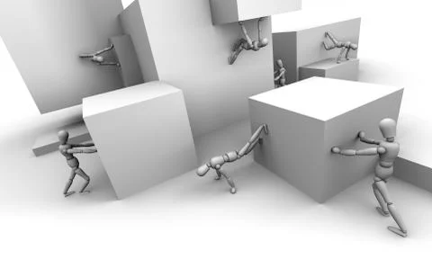 Mannequin's Illusion Illustrazione stock
