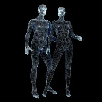 Mannequins Stock Illustration