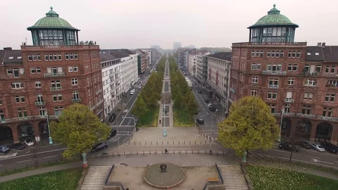 Mannheim City Birdsview Stock Footage 87045244