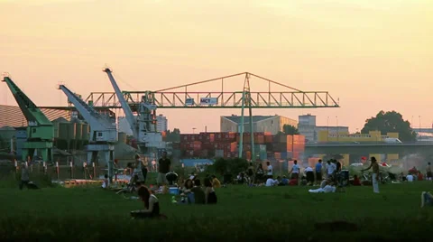 Mannheim - Industry Chill Out Vídeo Stock 36116841