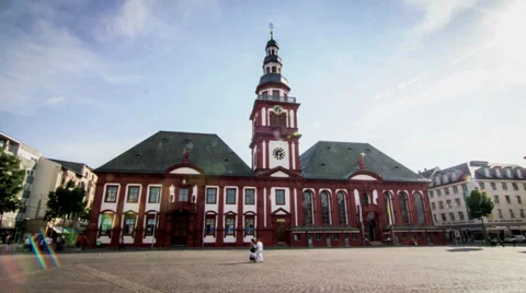 Mannheim - Markplatz Vídeos de archivo 36673589