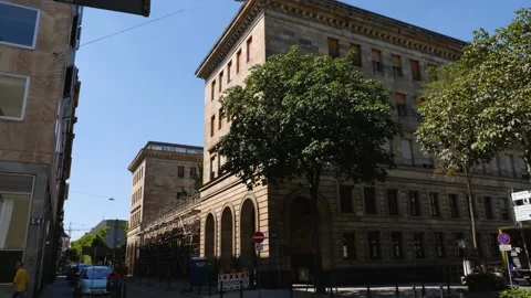 Mannheim old city hall Stock Footage 136057657
