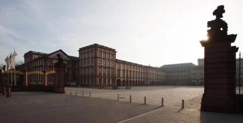 Mannheim palace Stock Photos