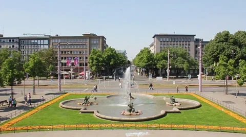Mannheim Wasserturm - Spring Vídeos de archivo 36119244