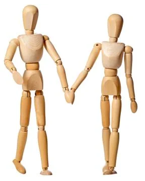Mannikin couple Stock Photos