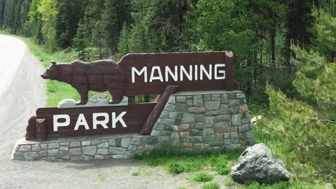 Manning Park gates Stock Footage 336392130