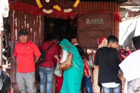 Manokamana Devi Temple in Nepal Stock-Fotos