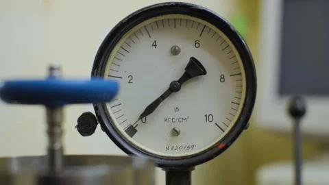 Manometer close up Stock Footage 156469432