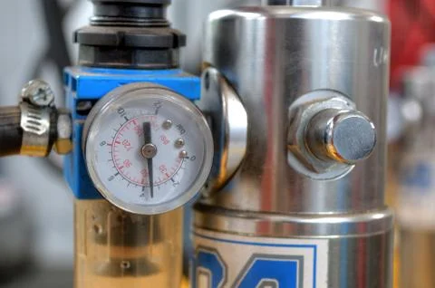 Manometer close up Stock Photos