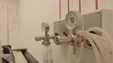 Manometer in the endoscopy department Stock Footage 81962671