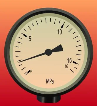 Manometer Stock Illustration