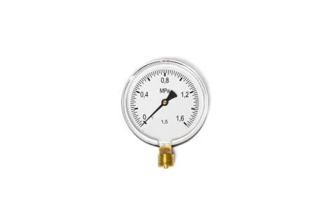 Manometer isolated on white background Stock Photos