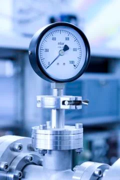 Manometer in nuclear laboratory Photos
