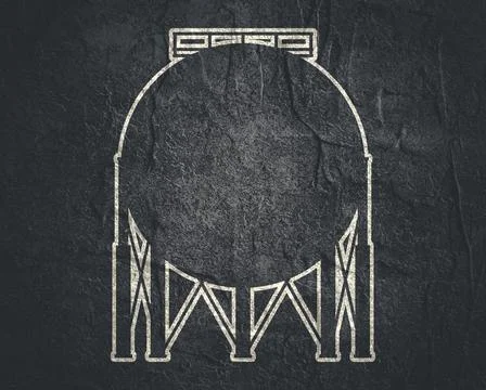 Manometer simple icon Stockillustratie