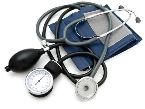 Manometer With Stethoscope Stock Photos
