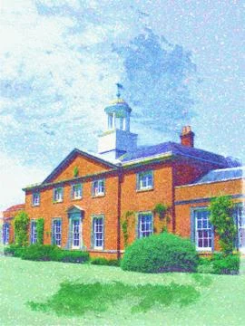 Manor house Stock Illustration