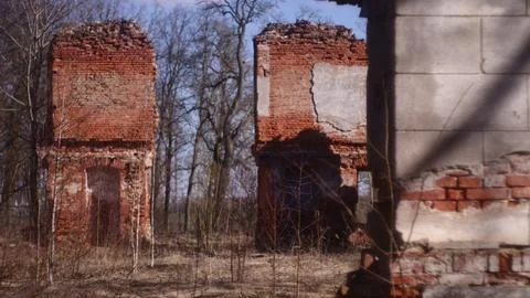 Manor ruins Stock Photos