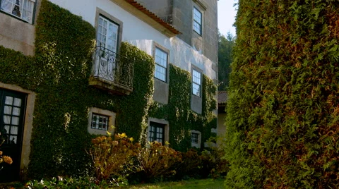 Manorial house in Portugal. Stock Footage 63392425