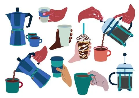 ManosCafe Stock Illustration