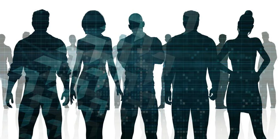 Manpower Stock Illustration