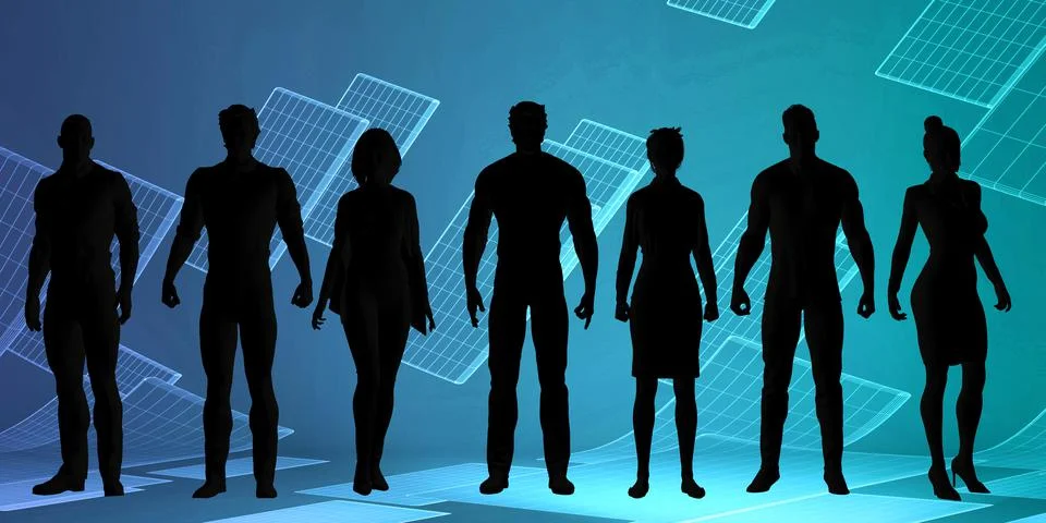 Manpower Services Stock Illustration