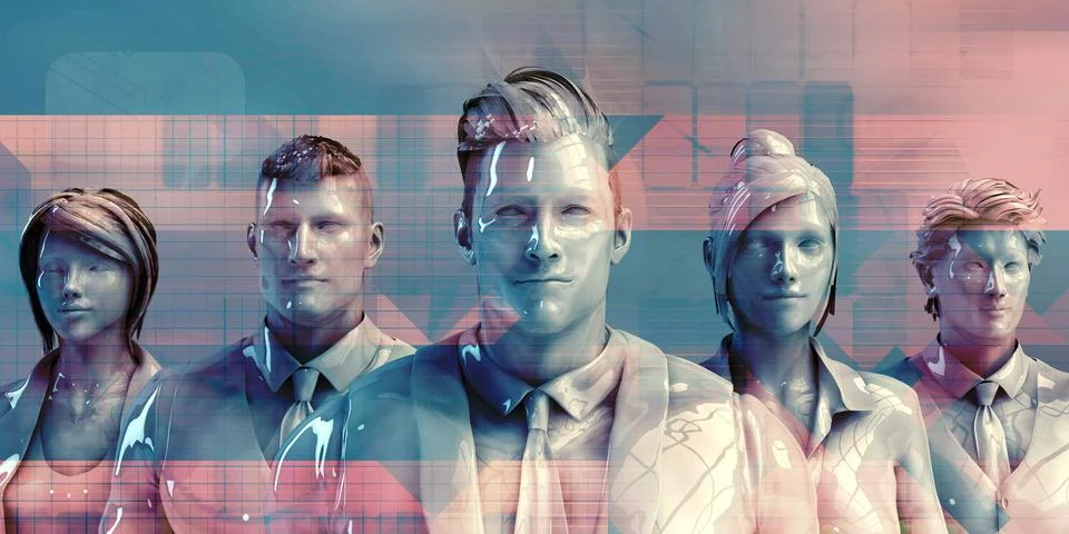 Manpower Services Stock Illustration