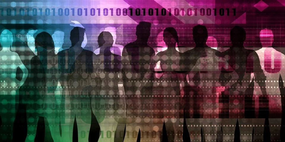 Manpower Services Stock Illustration