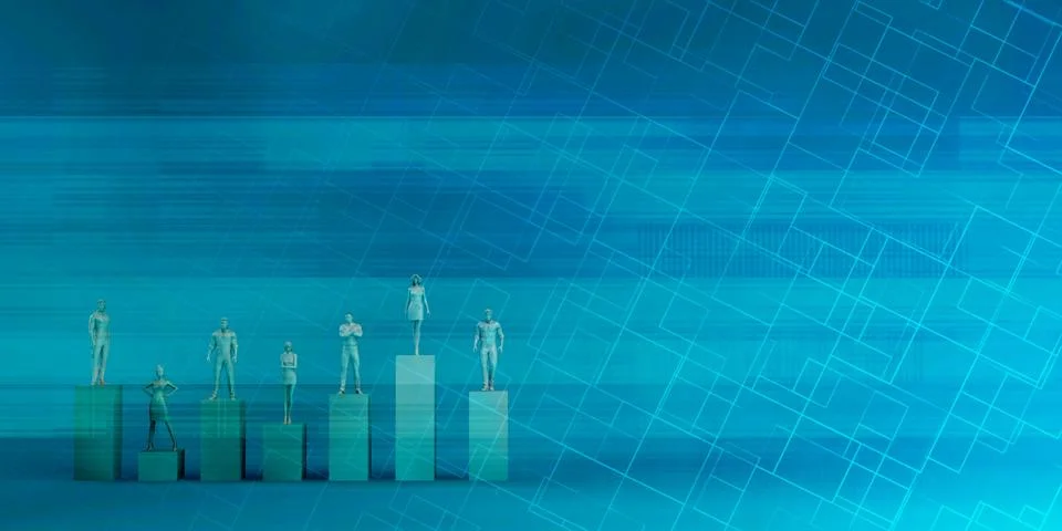 Manpower Supply Stock Illustration