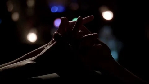 Man's and woman's hands touching Video stock 69269800