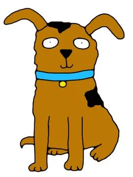 Mans Best Friend Stock Illustration