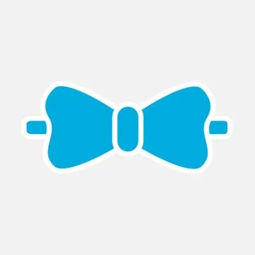 Man's blue butterfly Stock Illustration