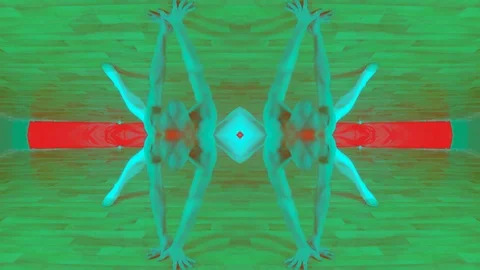 Man's Dance Arts Performing In Abstract Movement Stock Footage 90434127