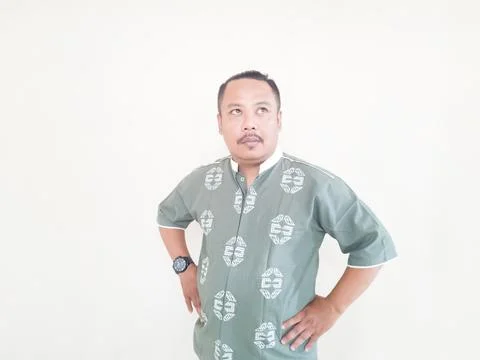 A man's expression Stock Photos