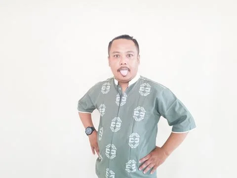 A man's expression Stock Photos