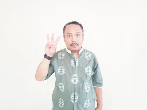 A man's expression Stock Photos