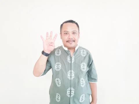 A man's expression Stock Photos