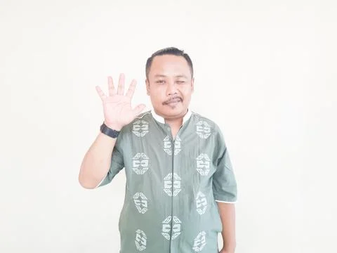 A man's expression Stock Photos