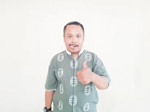 A man's expression Foto stock