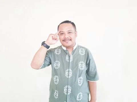 A man's expression Stock Photos