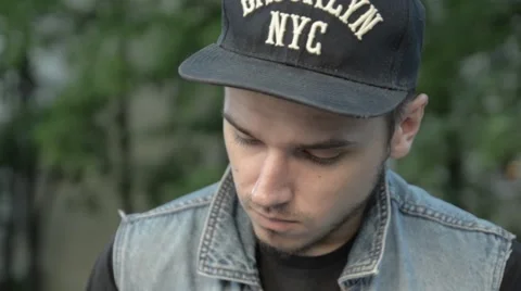 The man's face that draws. Stock Footage 51755241