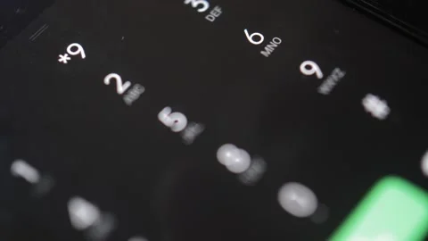 Man's hand dial 911 emergency number on his phone. safety number on telephone Video stock 196155377