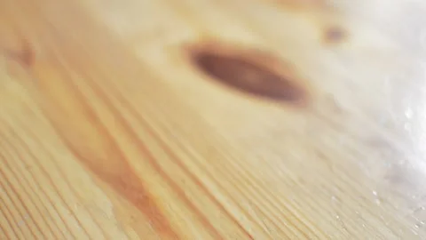 Man's hand drink hot beverage coffee cup on a wood table 스톡 동영상 201462368