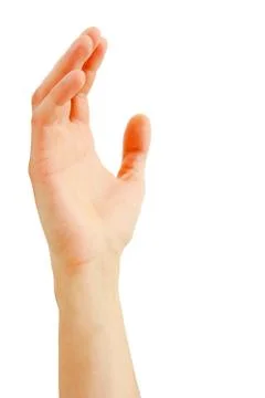 Man's hand isolated Stock Photos