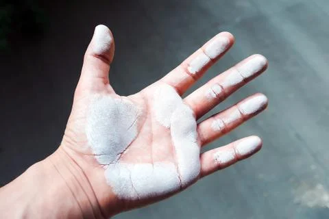 The man's hand Stock Photos