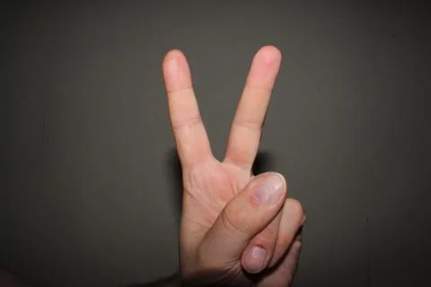 Man's hand Foto stock
