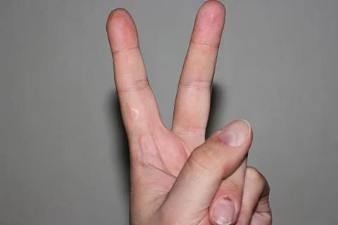 Man's hand Foto stock