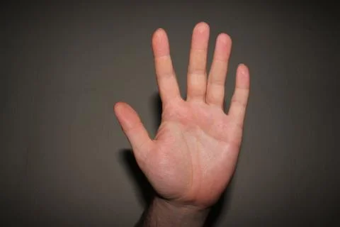 Man's hand Foto stock