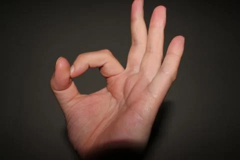 Man's hand Foto stock